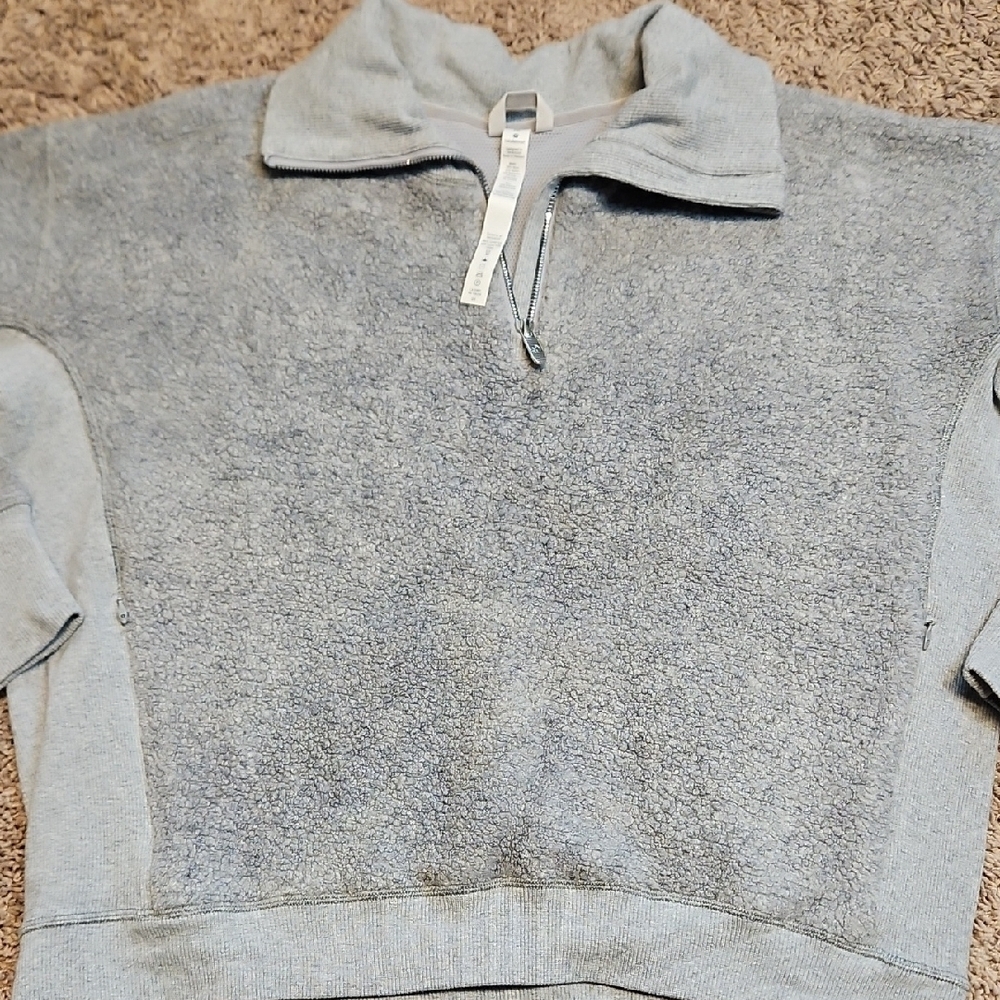 Lululemon Stand Out Sherpa Half Zip Pullover - Picture 4 of 13
